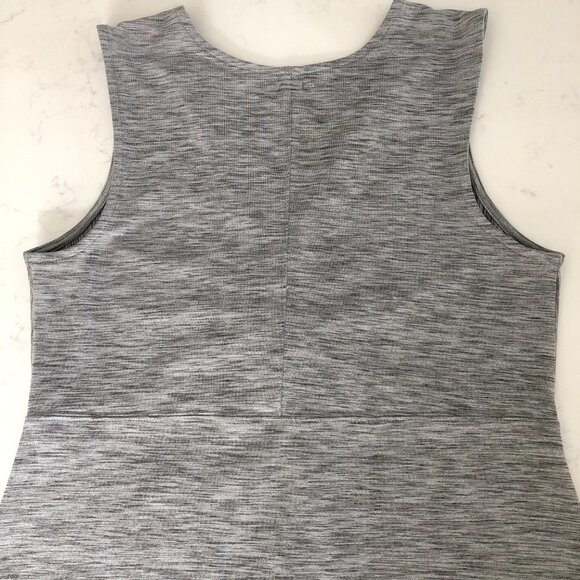 Eddie Bauer Travex Aster Tie The Knot Slvless VNk Exercise Dress Grey Sz S - Picture 5 of 11